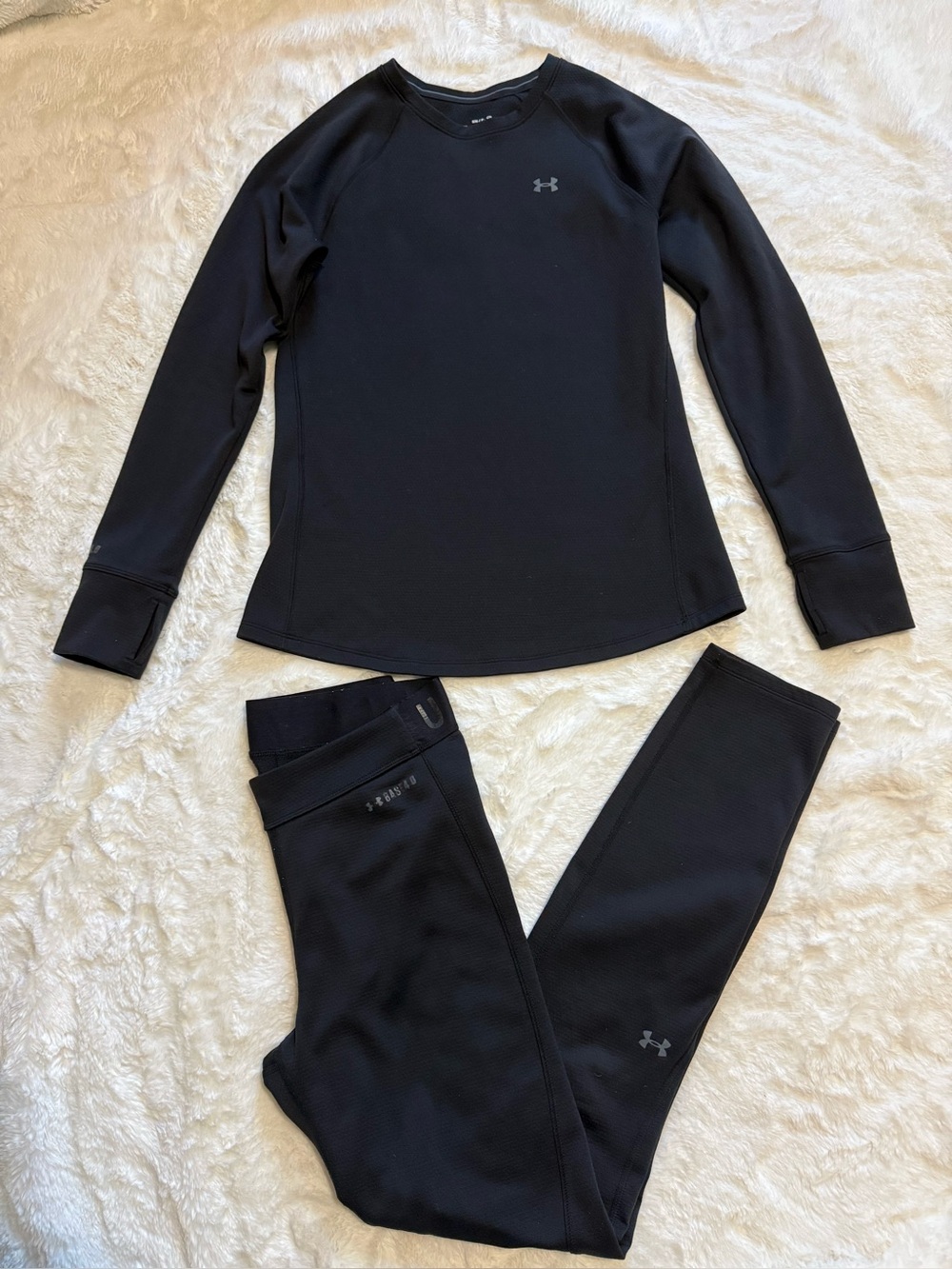 Under Armour Women's ColdGear Base 4.0 Matching Baselayer Set - Size Small